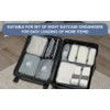 Travel Packing Cubes, Luggage Organisers for Suitcase (Grey)