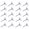 150 Count Push Pins, Clear Thumb Tacks, Flat Thumb Tacks