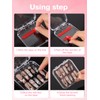 24 PCS Press on Nails Packaging Set, Kalolary Clear Empty