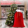 FITNISSFTW Extra Large Santa Gift Bag, 5.9ft*4.9ft Jumbo Santa Sack,