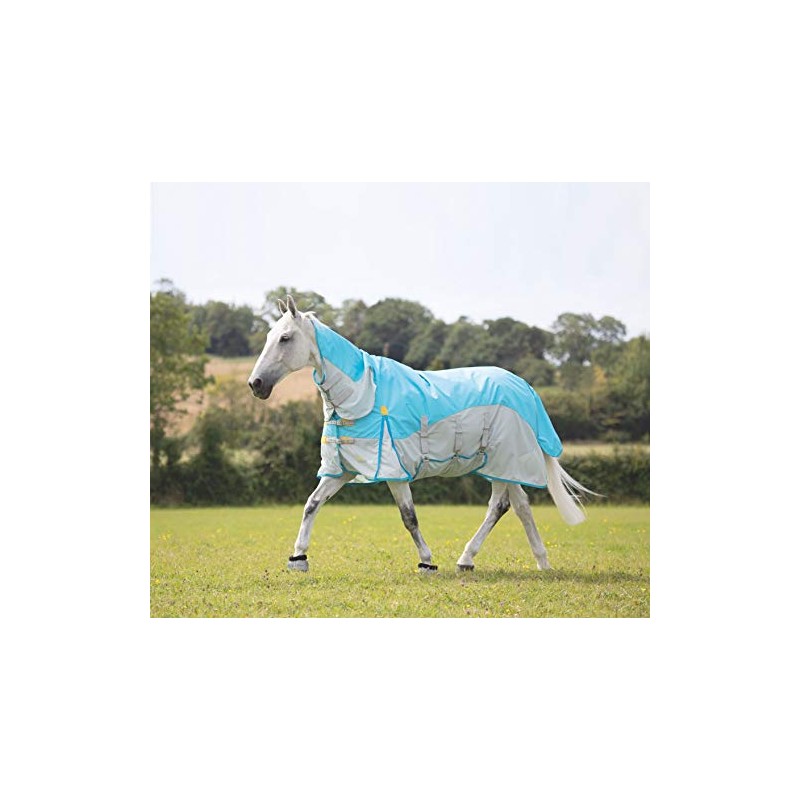 Shires Highlander Plus Waterproof Fly Horse Rug Fixed Neck Combo
