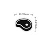 50 Wedding Meal Stickers - Food Identifier & Menu Choice