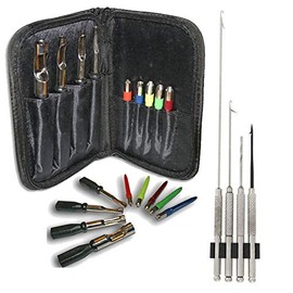 9 PIECE MEAT BREAD CARP FISHING PUNCH SET + 4pc STAINLESS BAITING NEEDLE SET