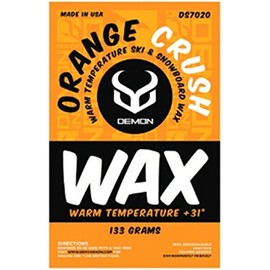 Demon Warm Wax 133g Snowboard Wax - Orange