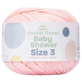 Coats, Coats and Clark, Aunt Lydia's Aunt Lydia's Baby Shower Crochet Thread - Light Pink
