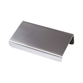 RCH Hardware PL-SS161-50 Solid Stainless Steel Modern Finger Edge Pull, 2 3/4 Inch, Polished Chrome (2 Pack)