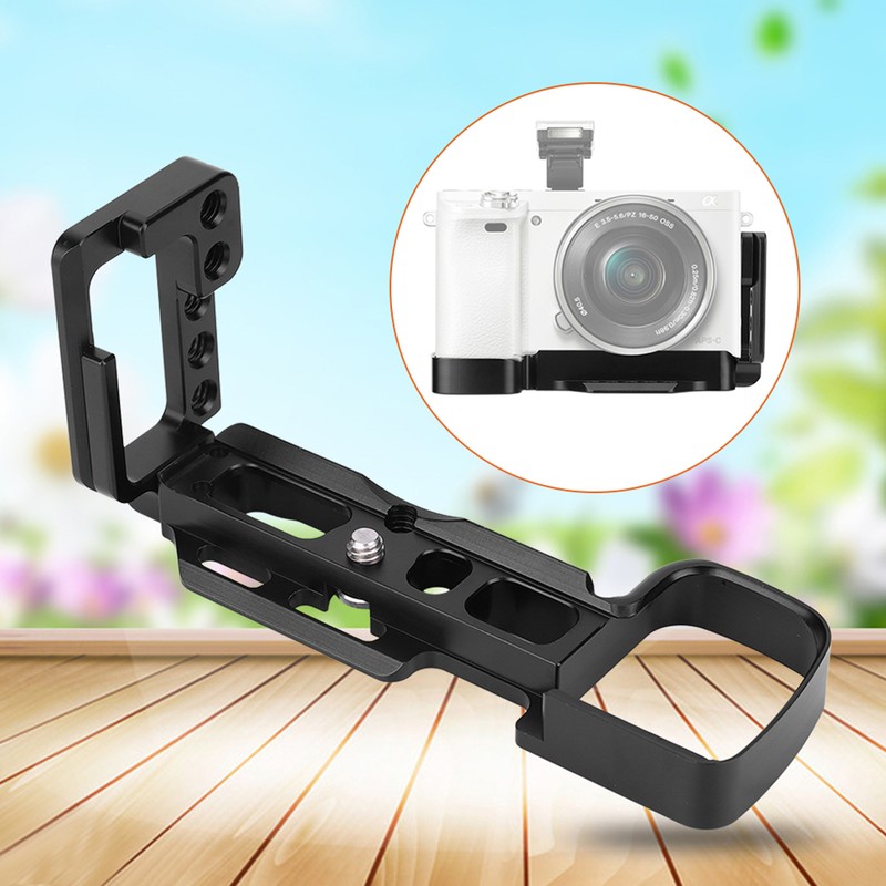 Lshape Handle Multihole Aluminium Alloy Quick Release Plate for Sony