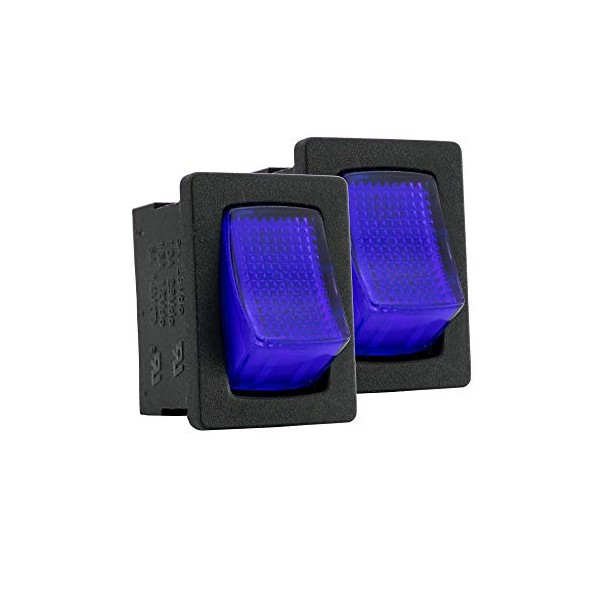 RecPro RecPro RV Mini Toggle Switch with LED | Red