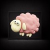 Fridge Magnets, Cute Sheep Animal Fridge magnets, Pack of 6