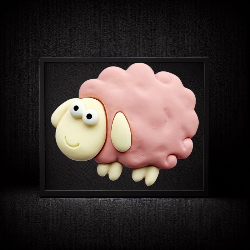 Fridge Magnets, Cute Sheep Animal Fridge magnets, Pack of 6
