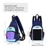 O-TBOST Small Sling Bags for Women Crossbody Backpack Multi-Pocket Adjustable