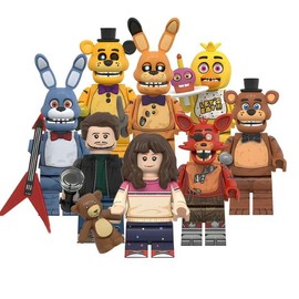 Custom FNAF Five Nights at Freddy Movie Minifigures, Characters , Bonnie, Foxy and more - Character: Abby