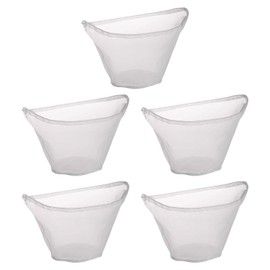 MEMOFYND 5 Pieces Filter Bag, White Drawstring Filter Cloth, Multi-Functional Water Squeeze Filter Bag, Reusable Nut Milk Bag, Kitchen Yogurt Filter Bag.