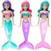 BANZAI 3 Piece Sparkle Mermaid Dive Toys - Glittery Sparkle