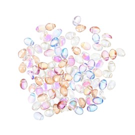 BIUDECO 100pcs Nail Art Patch Nail Art Diamond DIY Manicure Diamond Manicure Supplies Crystal Fairy Stone