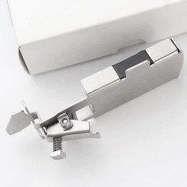 Haptufer New Multifunctional Rule, Seam Guide Hemmer Guide, Guide for Industrial Lockstitch or Walking Foot