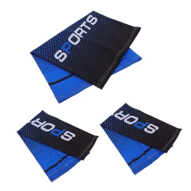 Baluue 1 Set Sun Protection Sleeve Mask Anti- Arm Sleeve UV Arm Sleeves Anti-slip Arm Sleeve Versatile Protective Sleeve Ice Silk Arm Guards Elbow Guard Sun Mask Face Ice Silk Fiber Blue