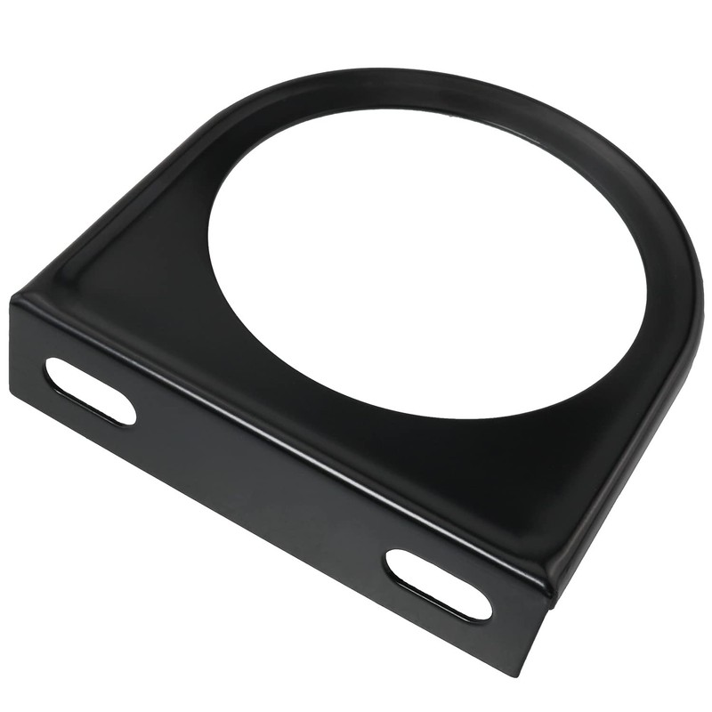 JJHXSM 2Inch Gauge Panel 2Inch/52mm Black Single Gauge Chrome Mounting