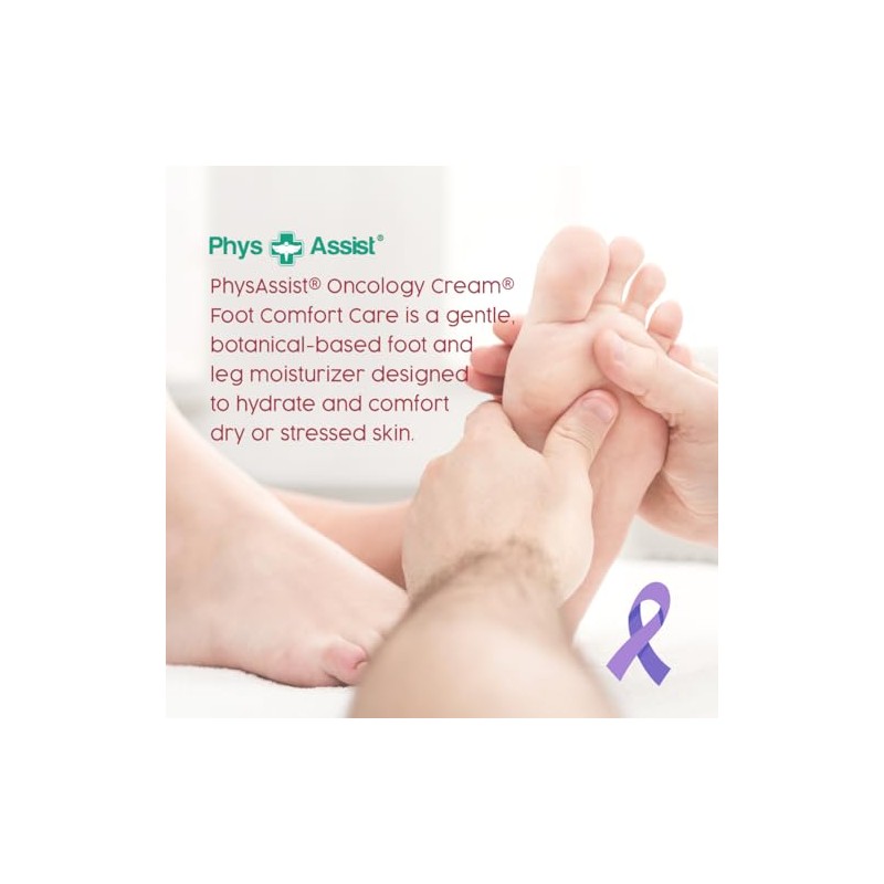 PhysAssist Oncology Foot Support, Soothing, Calming and Hydrating After Chemotherapy.