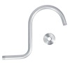 Shower Arm S Shape Gooseneck Stainless Steel Shower Head Extension