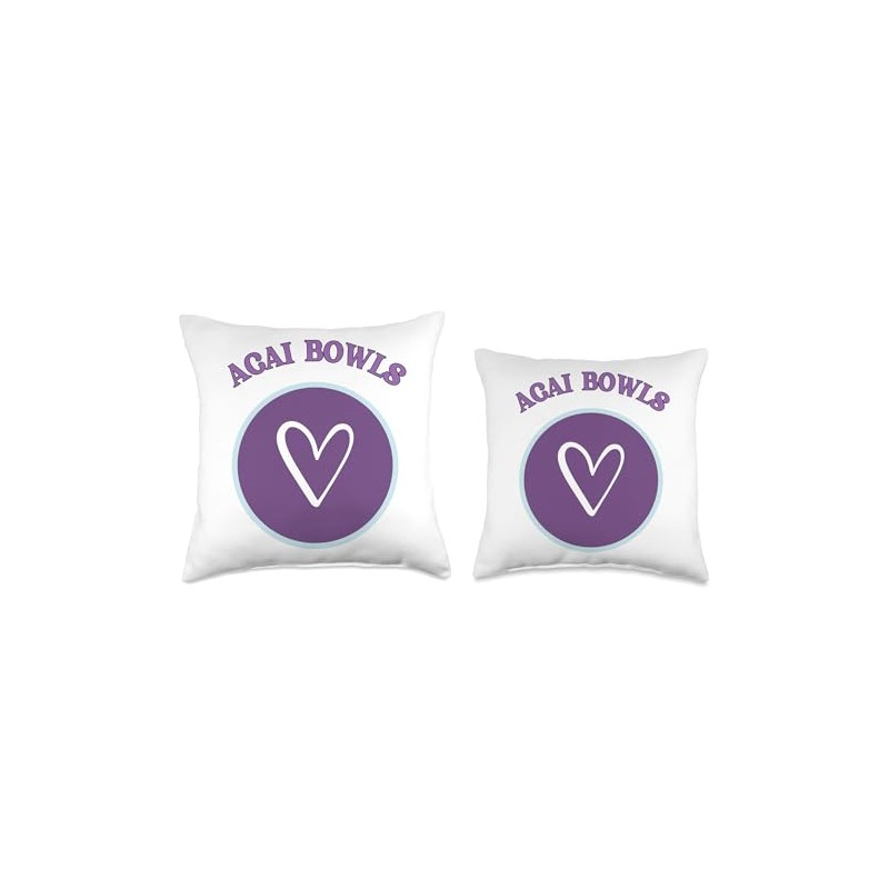 Acai Bowl Throw Pillow