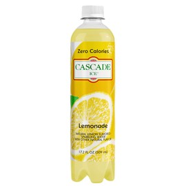 Cascade Ice Sparkling Water, Lemonade, 17.2 Ounce (Pack of 12)