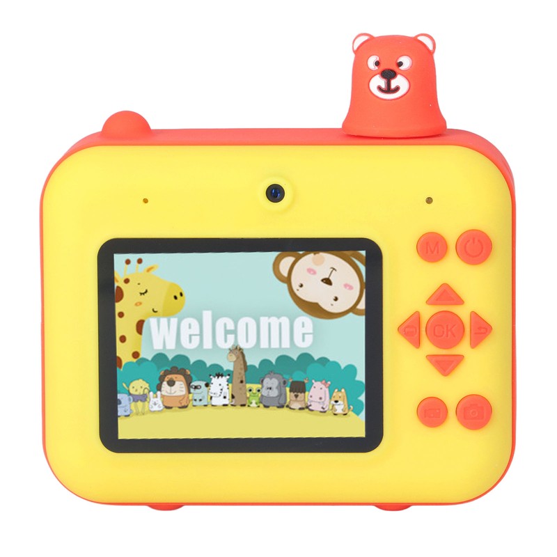 Kids Printing Camera 2.4in LCD Screen Dual Lens HD 1080P