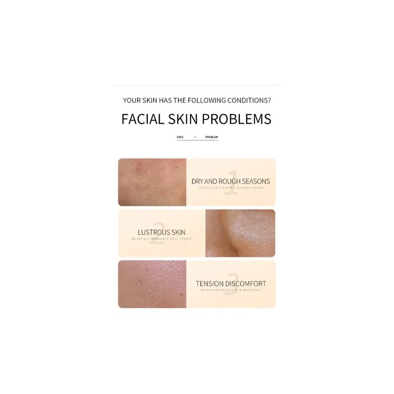 Set Facial Cremas Cuidado Completo Piel Uso Día Noche Mixta