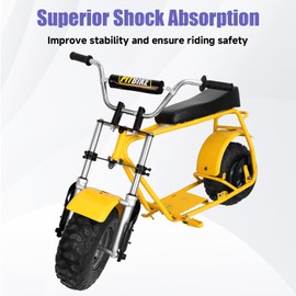 CILOYU Mini Bike Front Forks Suspension Kit Replacement for Monster Mega Moto MMB80 MMB105 Motovox MBX10 MBX11 GMB100 Coleman CT100U Baja DB30 TrailMaster Storm 200 Parts 7/8 22mm Handlebar Risers