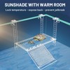 Qiveno Large Turtle Docks Adjustable Hanging Basking Platform with Slip-Resistant