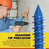 Qualihome - Anclaje de tornillo de hormigón de 3/16 x