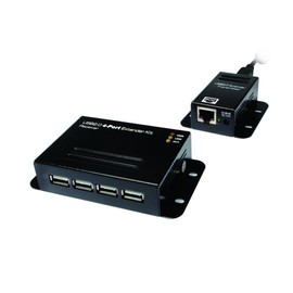 LogiLink USB 2.0 Cat.5 Extender 50m w/ 4-port HubPOE, UA0252 (50m w/ 4-port HubPOE)