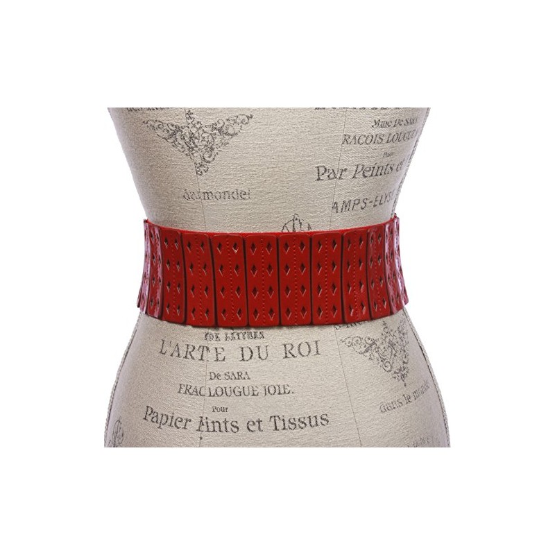 Cinturón elástico para mujer de 7,62 cm de ancho y