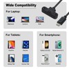 Duttek 90 Degree USB C Extension Cable Short 1FT, Right
