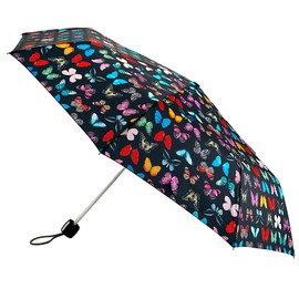 Fulton Minilite-2 Umbrella, Compact Folding, Light Travel Umbrella (Butterfly)