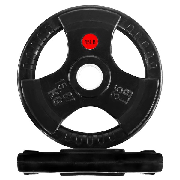 Fitvids Olympic Cast Iron 2-Inch Weight Plate for Strength Training