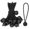 QWORK® Pack of 50 Bungee Cords with Ball, 10 cm,