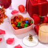 WHJY Cute Heart Shaped Bowls, Red Candy Dish, Cute Candy