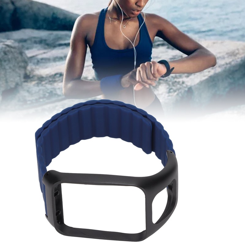 Silicone Magnetic Watch Band Watch Replacement Strap Adjustable Watch Wristband
