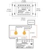 MoesGo WiFi Smart Wall Light Switch,Glass Panel, Multi-Control(3 Way), 2.4GHz