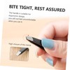 FOMIYES 1set Stainless Steel Eyebrow Tweezers Ergonomic Design for Removal
