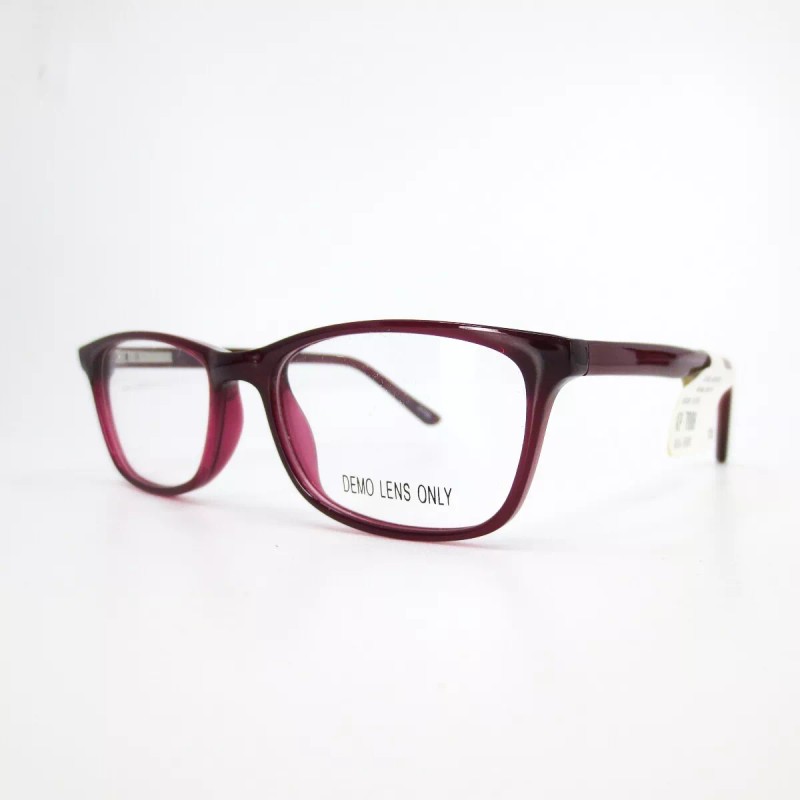 Unbranded KP 7008 BY Berry red Rectangular Eyeglasses Frames 48[]16