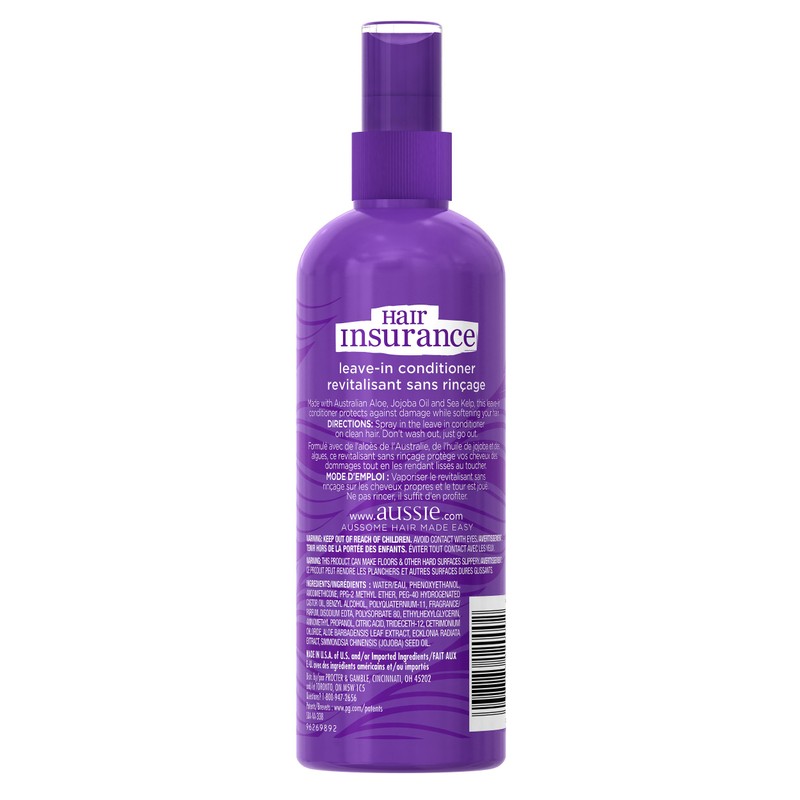 Aussie Hair Insurance Leave-In Conditioner 8 Fluid Ounce