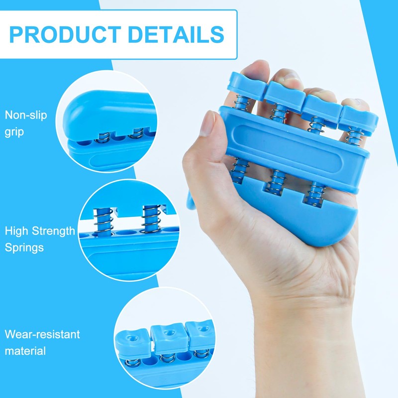 4 Finger Trainer Occupational Therapy, Includes Four Levels of Finger