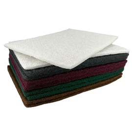 VSM Abrasives Non-Woven Hand Pads, 6"x 9", Variety Pack - 2 Coarse, 2 Fine, 2 Very Fine, 2 Ultra Fine and 2 Extra Fine, Pack of 10 Scuff Pads