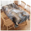 Walmsco Tablecloth Gray Gold Marble Decor For Dining Room Kitchen