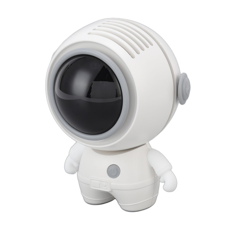 Mini Fan USB Astronaut Appearance Rechargeable Low Noise Portable Hanging