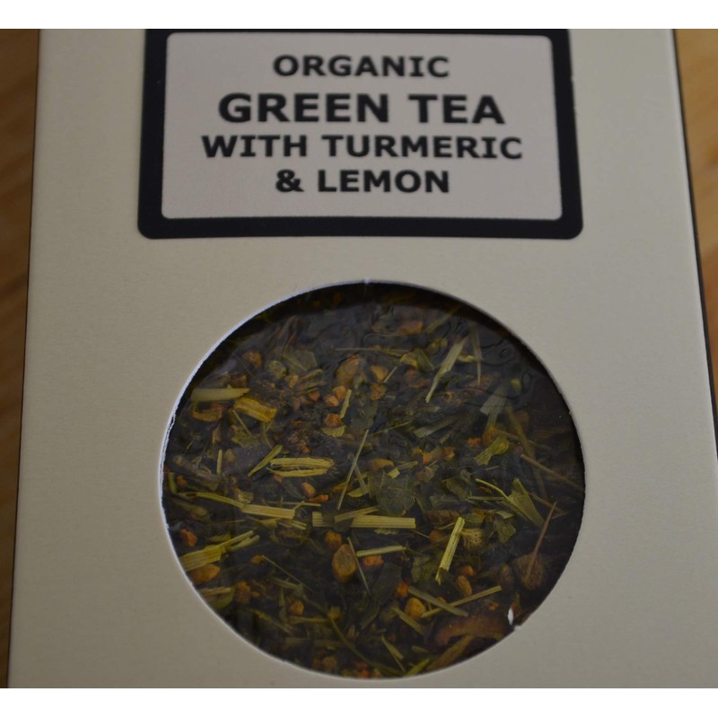 Steenbergs Organic Green Tea with Turmeric and Lemon 100g