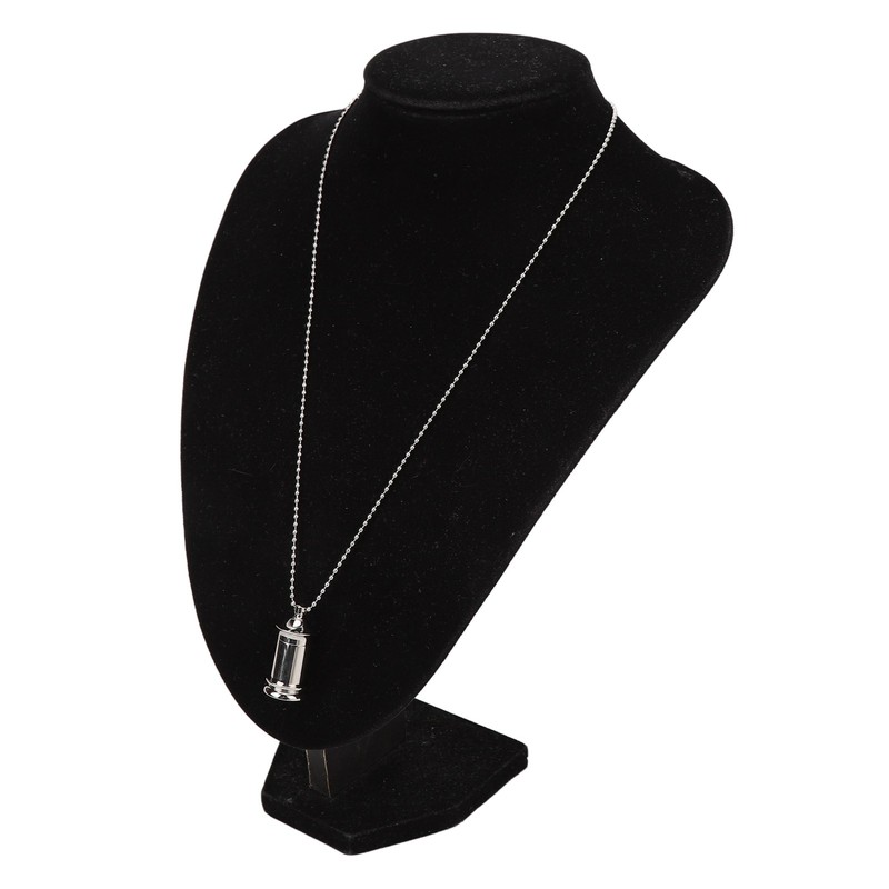 Ashes Necklace Perfume Pendant Pet Cremation Jewelry Titanium Steel Tower