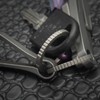 Side Pushing Titanium Key Ring for Key Carabiner Anti-Slip Design